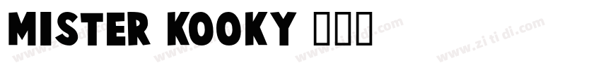 mister kooky字体转换